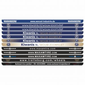 Kentekenplaathouder stickers