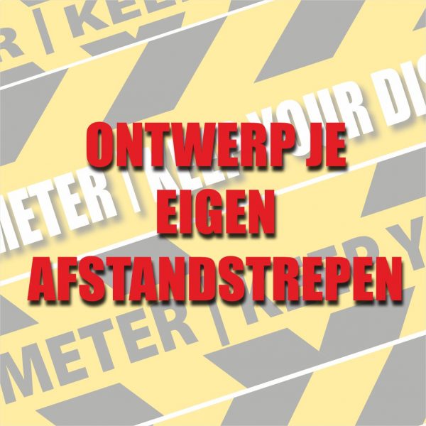 Ontwerp je eigen afstandstrepen (per 5 stuks)