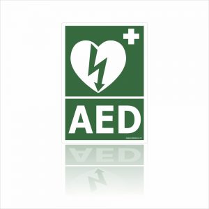 AED stickers (15x20cm)
