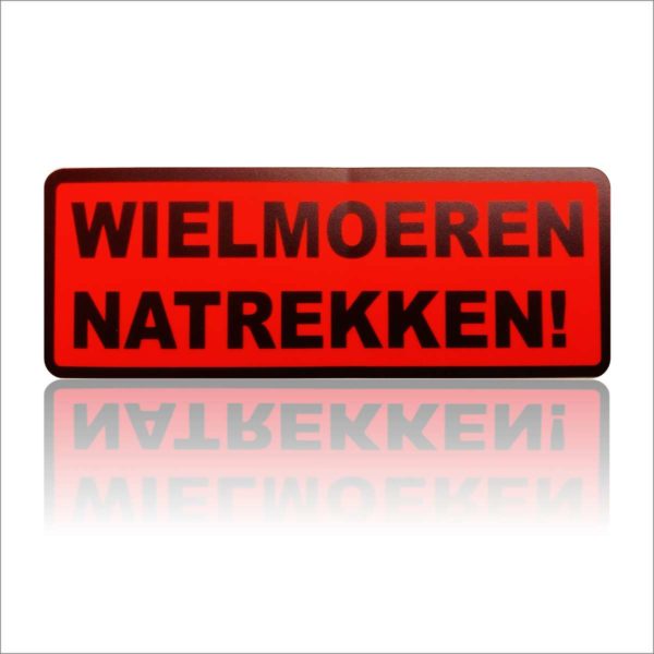 Wielmoeren natrekken stickers