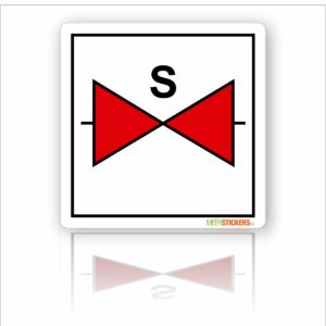 Pictogram sticker Afsluiter Sprinkler