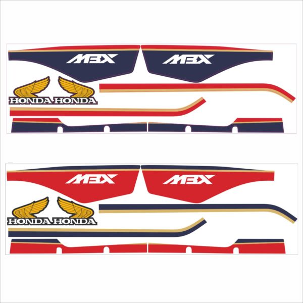 Honda MBX Rothmans stickerset