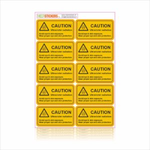 Caution Ultraviolet Radiation
