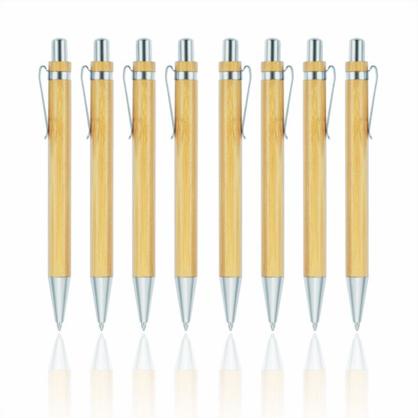Bamboe pen - zwart schrijvend